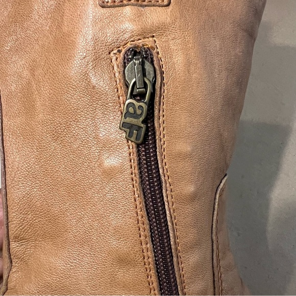 Alberto Fermani Brown Butter Soft Genuine Leather Side Zip Boots Women Size US 6 - Picture 9 of 14